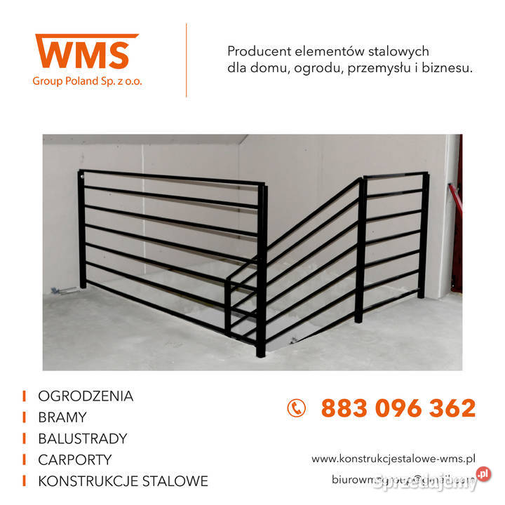 Balustrada schodowa Balustrady i barierki śląskie Jaworzno