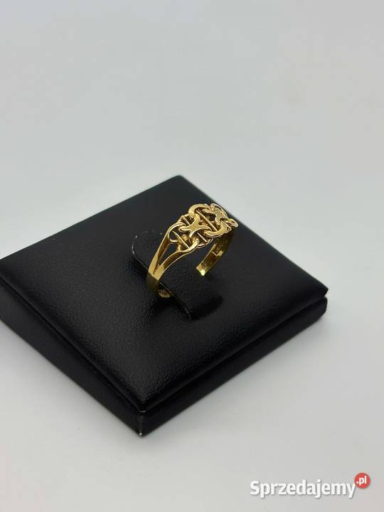 Złoty pierścionek pr 750 191g Rozmiar 12 warmińsko-mazurskie
