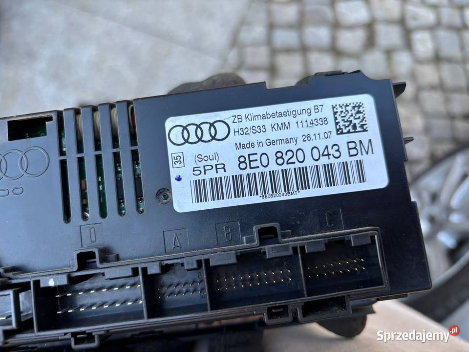 Panel klimatyzacji klimatronik audi a4 b6b7 Świątniki Górne