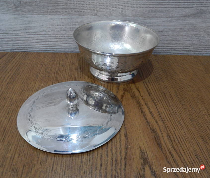 Cukiernica miseczka posrebrzana Vietnam Leżajsk
