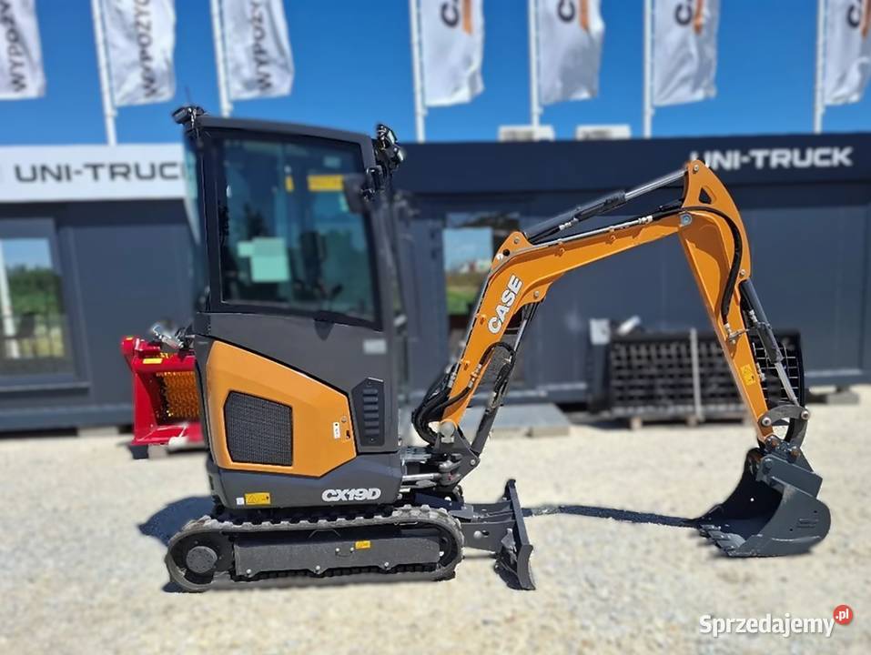 Koparka Minikoparka CASE CX19D Kąty Wrocławskie