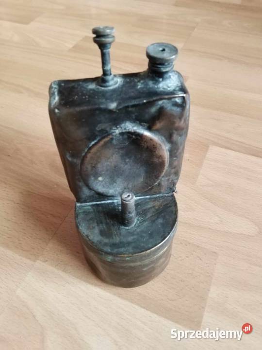 Zabytkowa Lampa Karbidowa Retro Wałbrzych