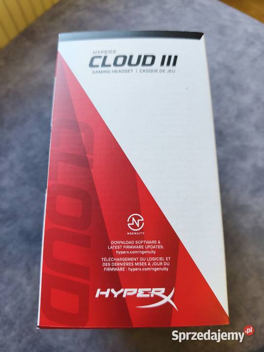 Nowe słuchawki Gamingowe HyperX Cloud III Czarne wielkopolskie