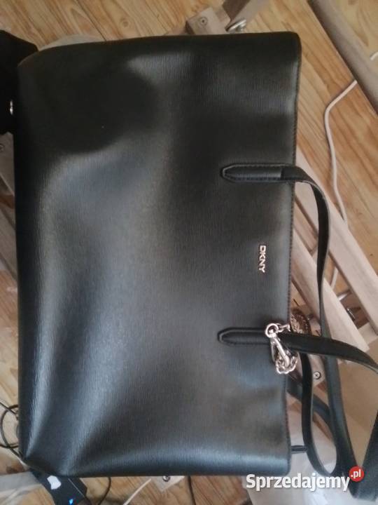 Torebka nowa skóra czarna DKNY Torby i torebki dolnośląskie