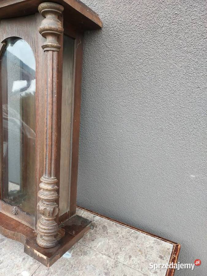 S158 Skrzynia obudowa starego zegara Tczew