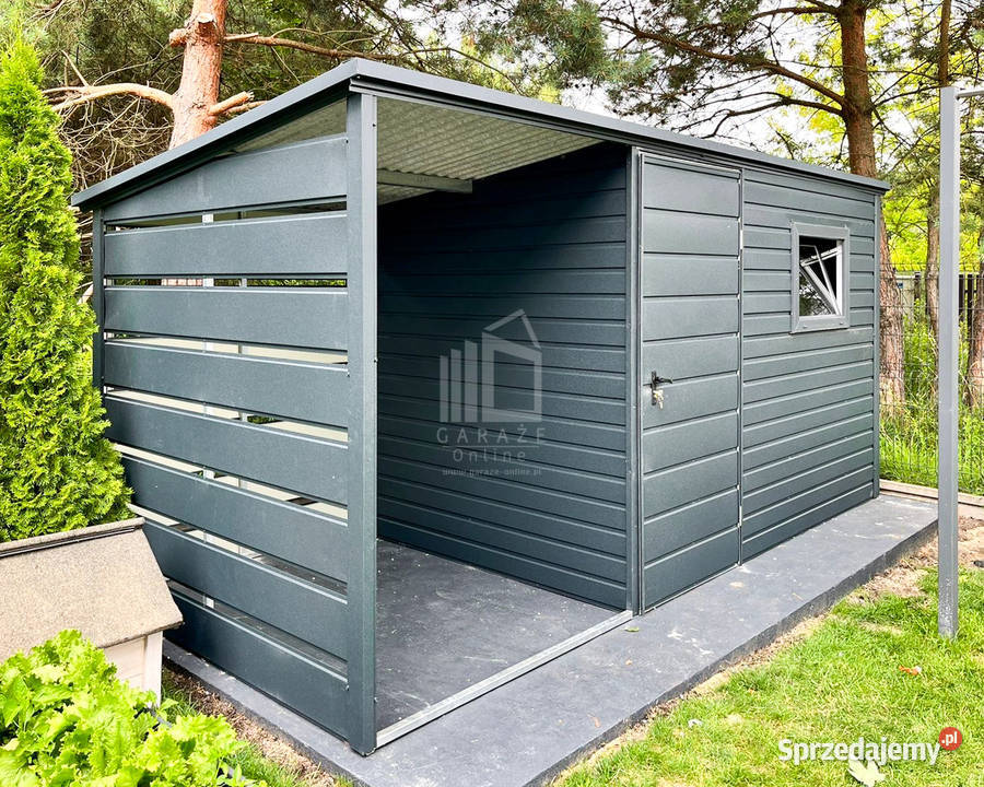 Schowek Domek Ogrodowy 3x25m wiata 15m Okno Elbląg