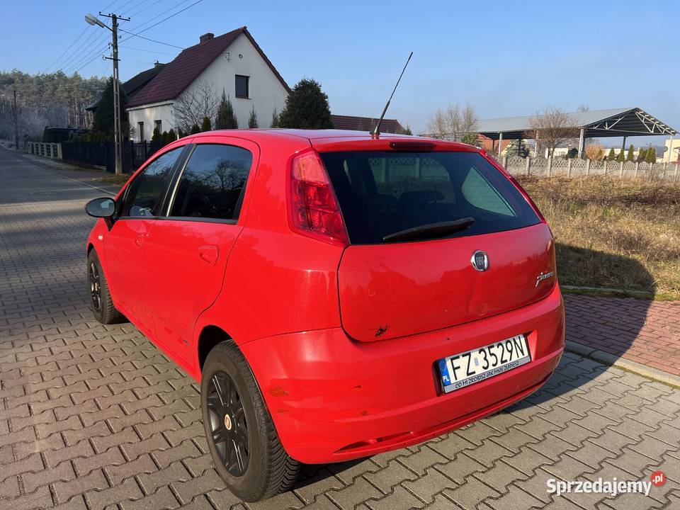 Fiat Grande Punto 19 JTD 120 2007r lubuskie Zielona Góra