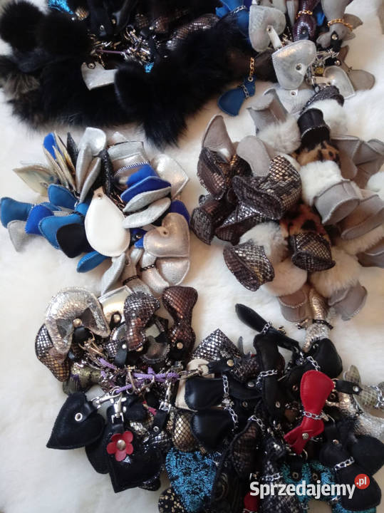 Breloczki do Kluczy SUPER Naturalna Skóra Owcza sprzedam