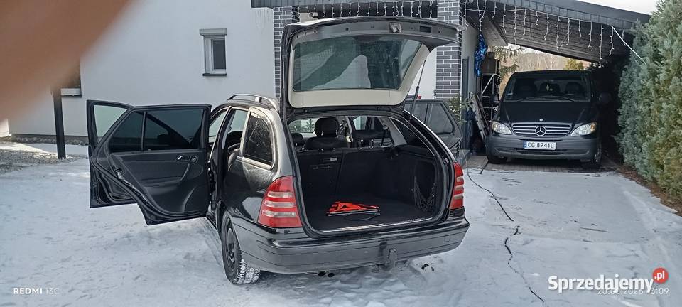 Zadbany MercedesBenz C 200 22 Diesel 122 Opłaty kujawsko-pomorskie Wałdowo Szlacheckie