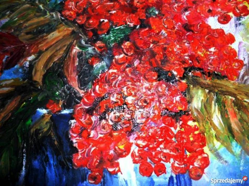 Obraz olejny ręcznie malowani na półtnie Warszawa