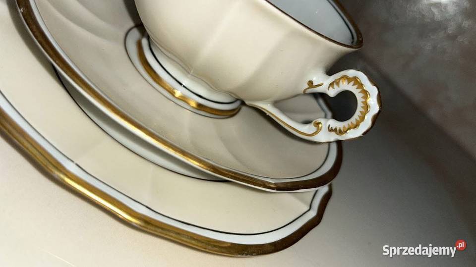 Filiżanka z talerzykiem Anna Carina Furstenberg Gdańsk