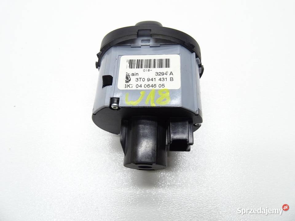 WŁĄCZNIK PRZEŁĄCZNIK ŚWIATEŁ 3T0941431B SKODA