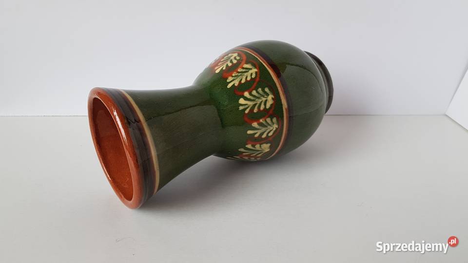 Ceramiczny wazon wazonik Łysa Góra ceramika PRL Dąbrowa Górnicza