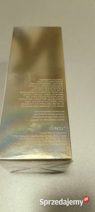 Woda Toaletowa Calvin Klein dolnośląskie Głogów