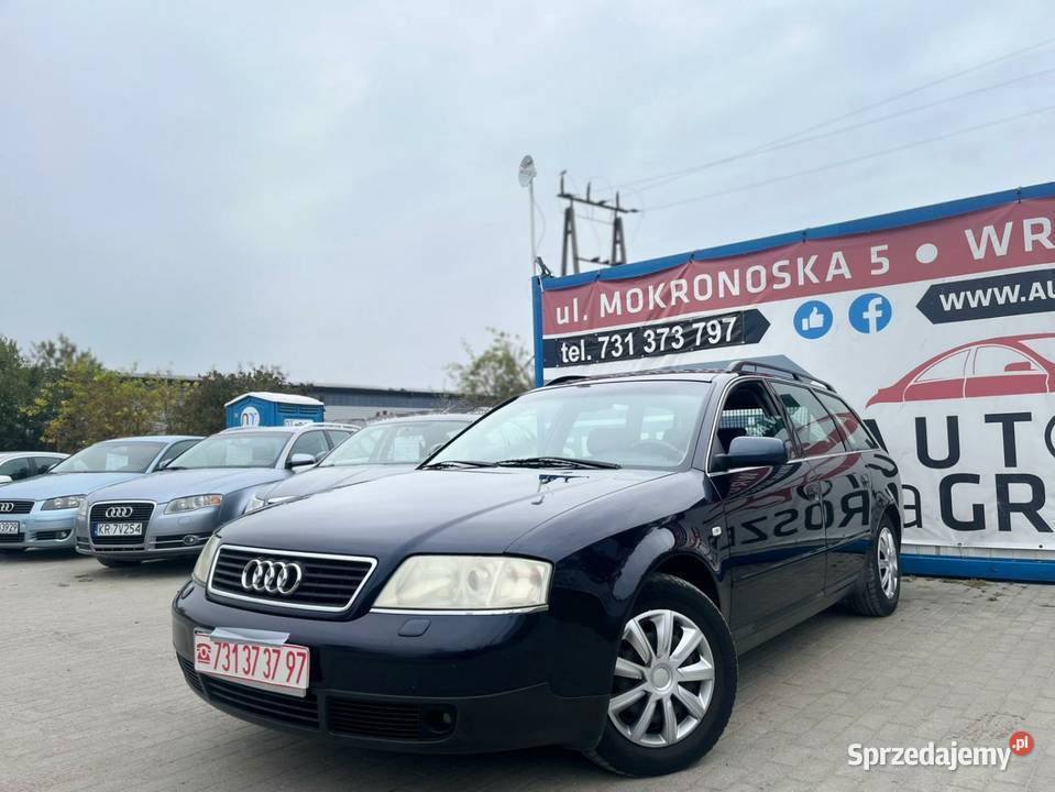 Audi A6 24 Benzyna Klima HAK Grzane 165KM Wrocław