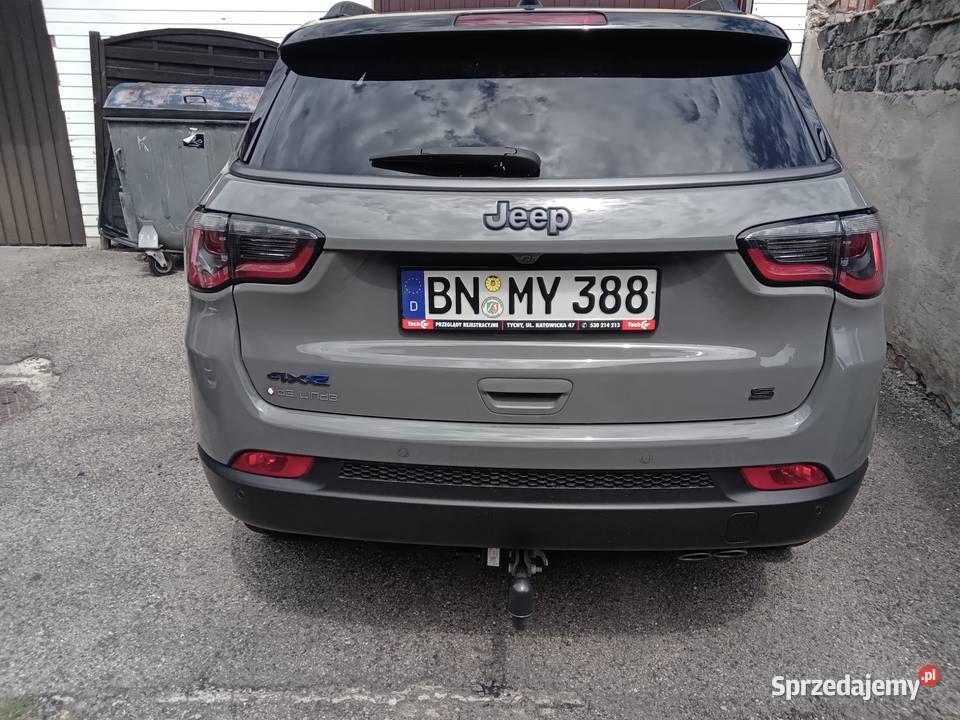 Jeep Compass bogata wersja ładowany z gnizadka hybryda Rawicz