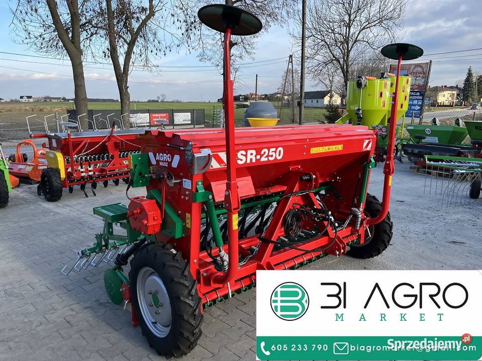 Siewnik zbożowy Agromasz 25m Agromasz Bomet Rawa Mazowiecka
