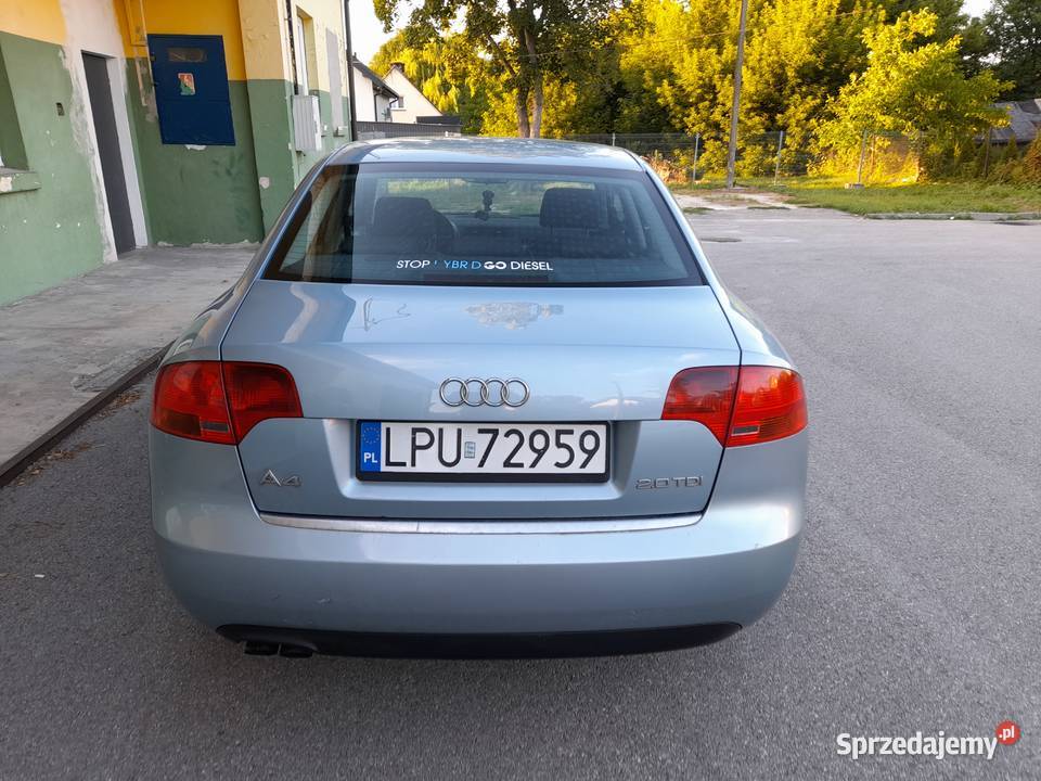 A4 b7 20 tdi 140 koni6 skrzyniasedanpolski salon manualna Siedliszcze-Osada sprzedam