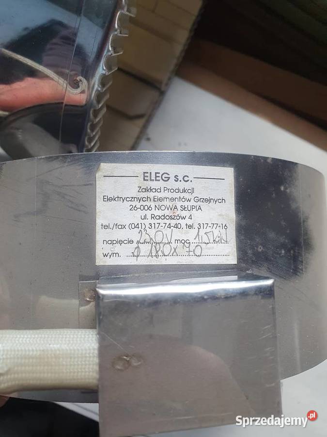 Grzałka opaskowa ceramiczna mikanitowa Ostrowiec Świętokrzyski