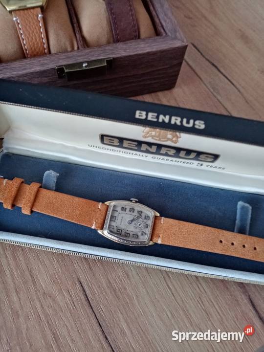 Zegarek zabytkowy Benrus Vintage 10 k Gold Unisex Płock