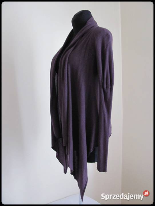 Śliwkowa narzutka sweter Vero Moda rozmiar 36 Płock