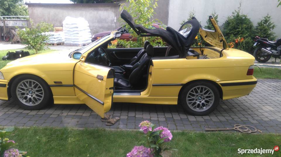 BMW E36 CABRIO DDAKAR GELB INDIVIDUAL 20I Radomsko