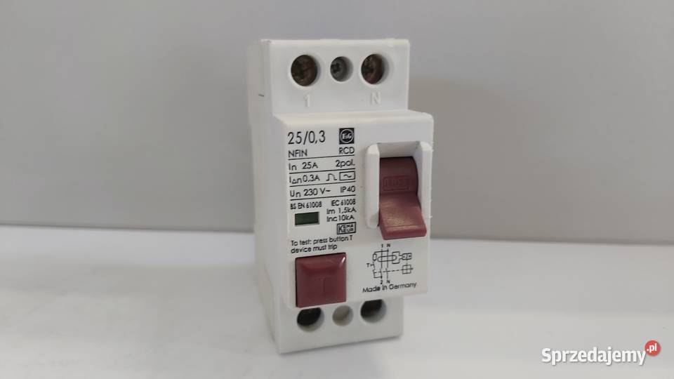 Wyłącznik różnicowoprądowy FG 2503 03A 1PN Wyszków