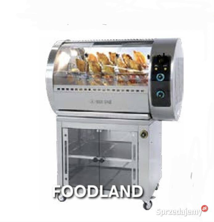 Grill elektryczny rożno do kurczaków koszykowe