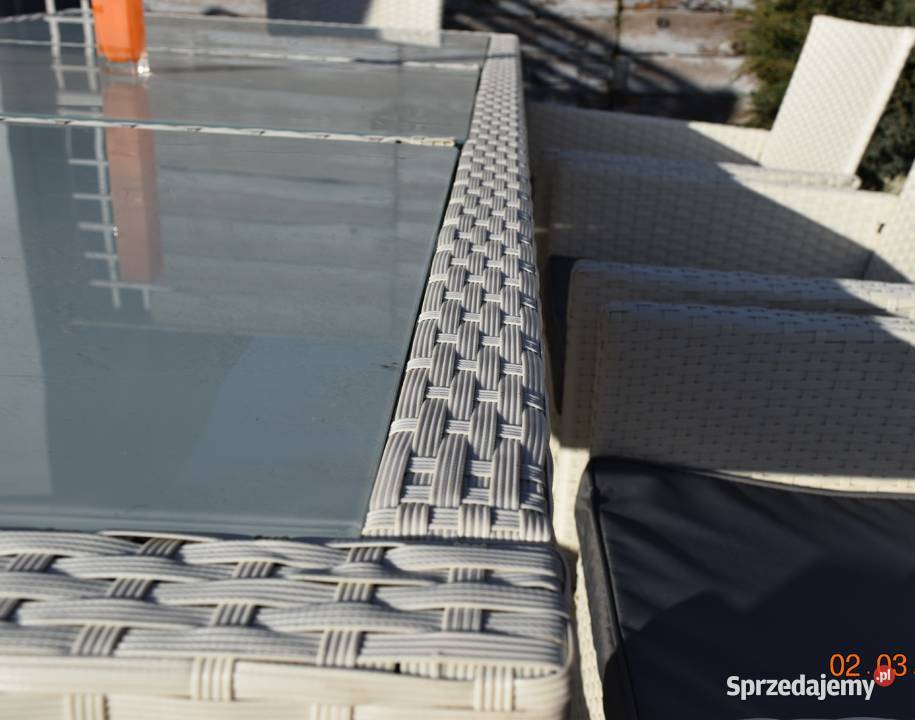 Meble ogrodowe zestaw technorattan 18 rattan Bosutów sprzedam