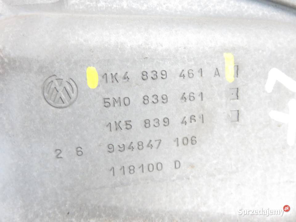 PODNOŚNIK SZYBY LEWY TYLNY VW GOLF PLUS Mechanizmy opuszczania szyb