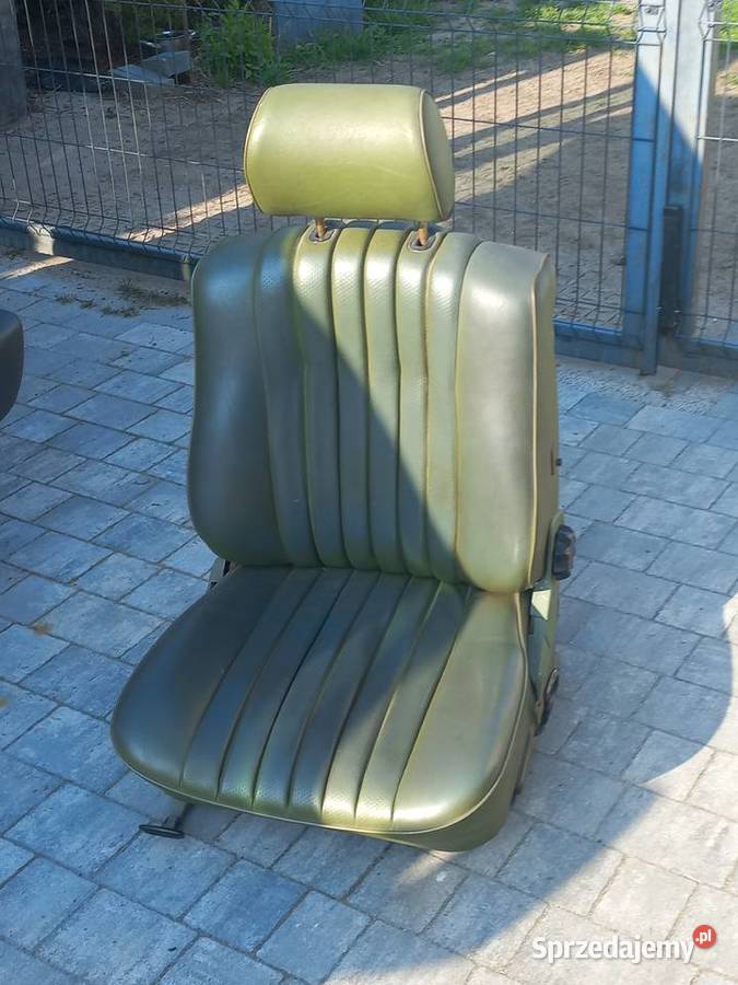 MERCEDES W123 CUPE FOTEL KIEROWCY ZIELONA SKAJA lubelskie Sawin sprzedam