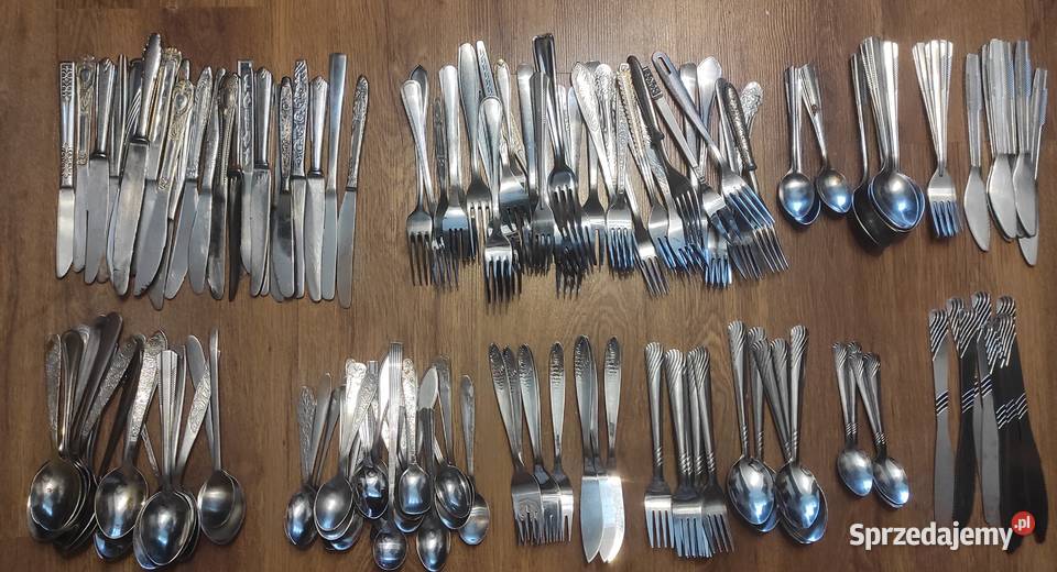 Sztućce widelec nóż łyżka komplet Częstochowa