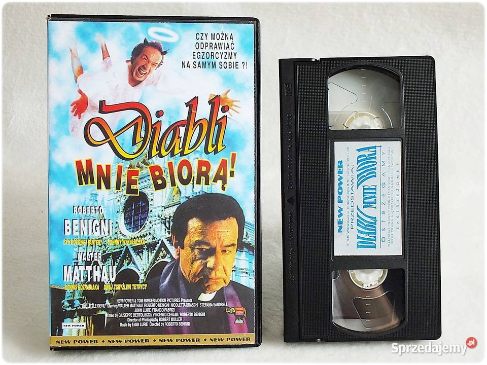Kaseta VHS Diabli mnie biorą Film na Video 1 płyta lubuskie