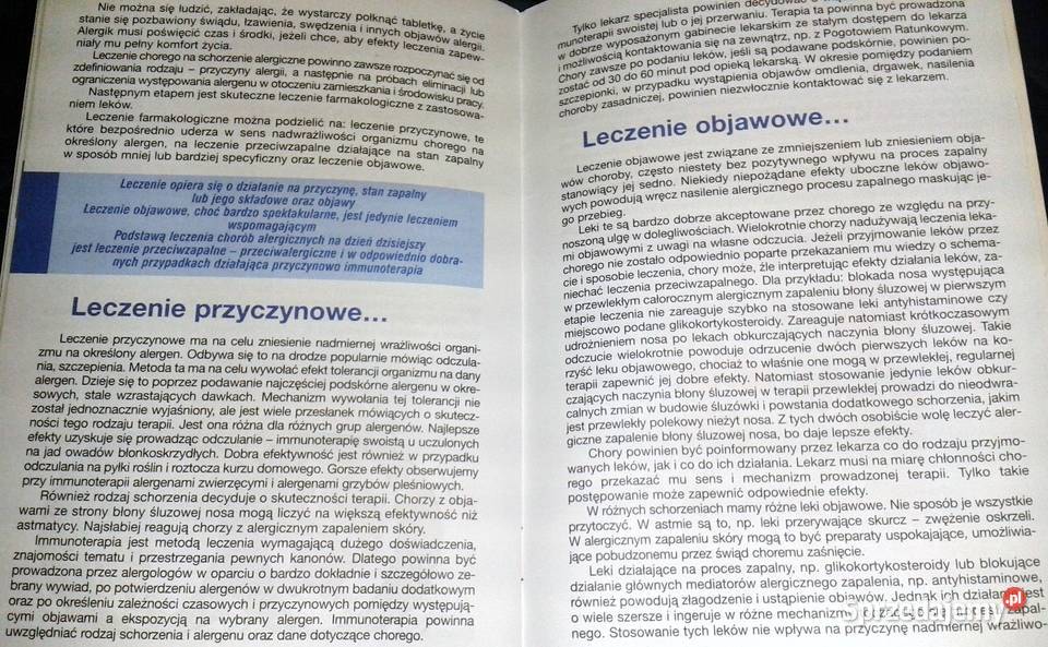 O alergii pół żartem pół serio Juliusz Bokiej Chełm