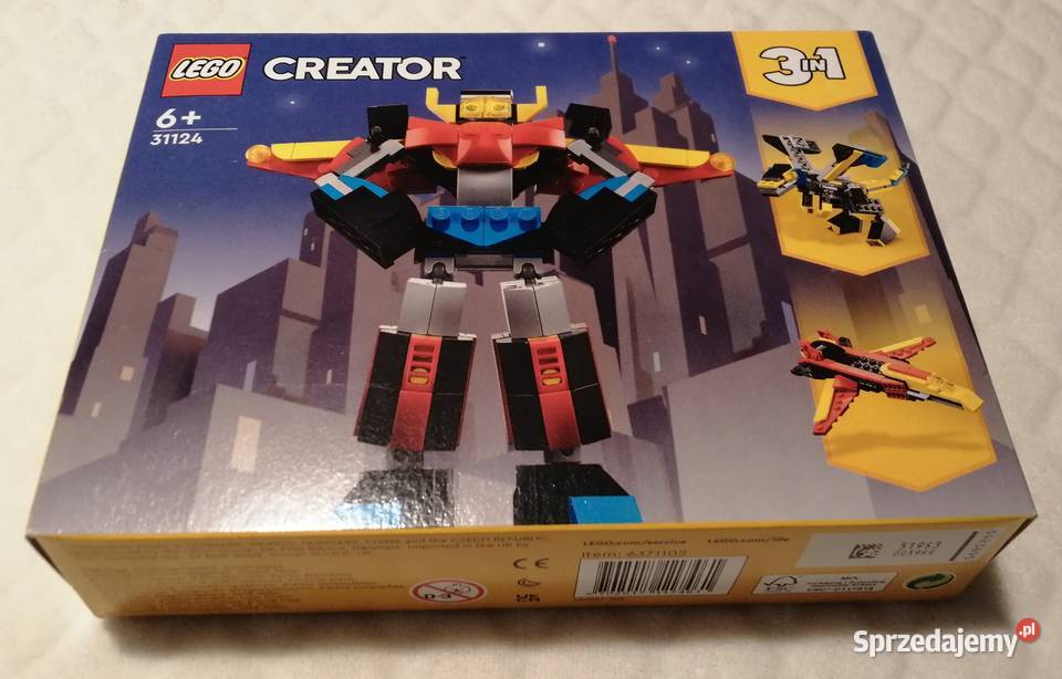 Lego Creator 31124 3w1 robot smok odrzutowiec śląskie Czeladź