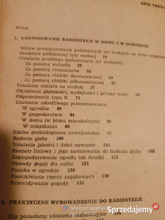 Radiestezja w domu i ogrodzie książki prezenty Warszawa