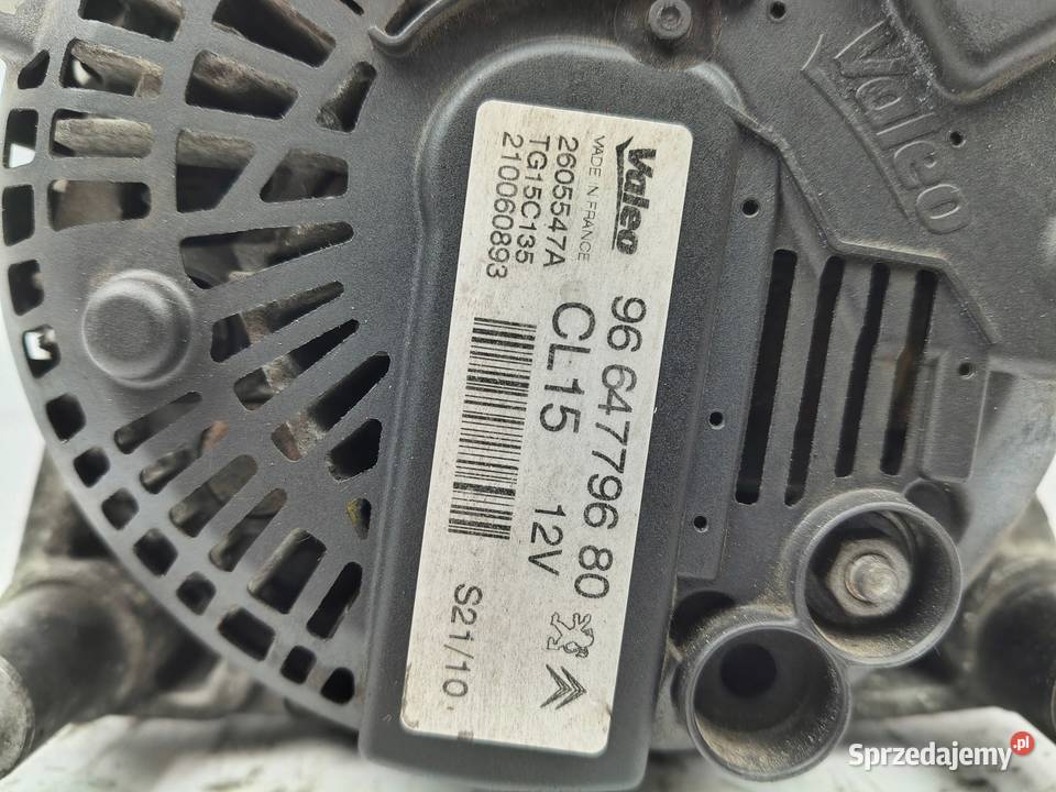ALTERNATOR Citroen DS5 20 HDI valeo 9664779680 Chełm sprzedam
