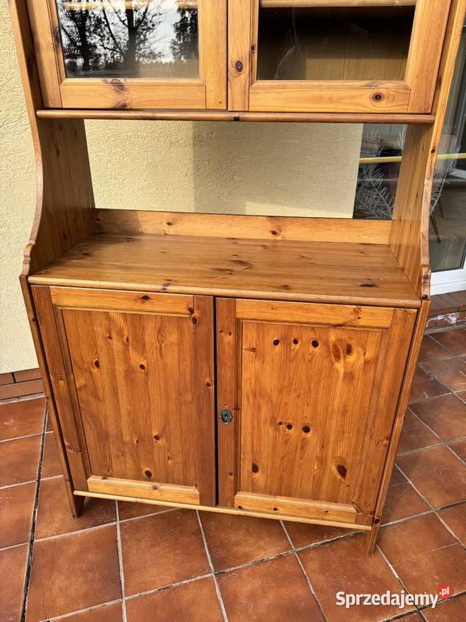 Kredens Ikea leksvik drewniany półki szafka Regały Garwolin
