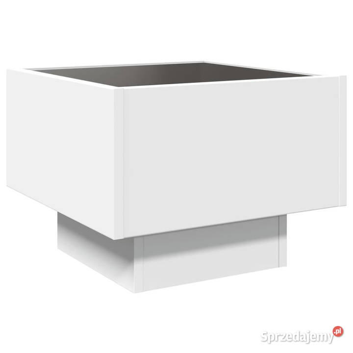 Stolik nocny z LED Infinity biały 40x40x30 Warszawa