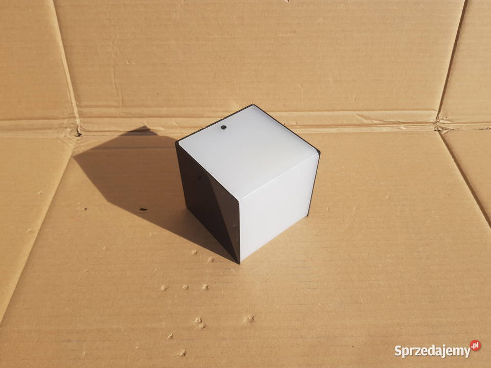 Kinkiet ścienny KOSTKA KUBIK czarna AQUAFORM