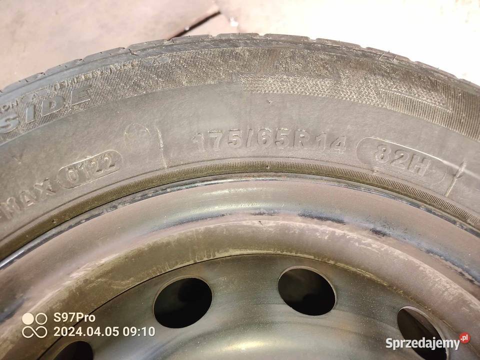 Citroen C3 Koła Felgi stalowe Opony Letnie 14