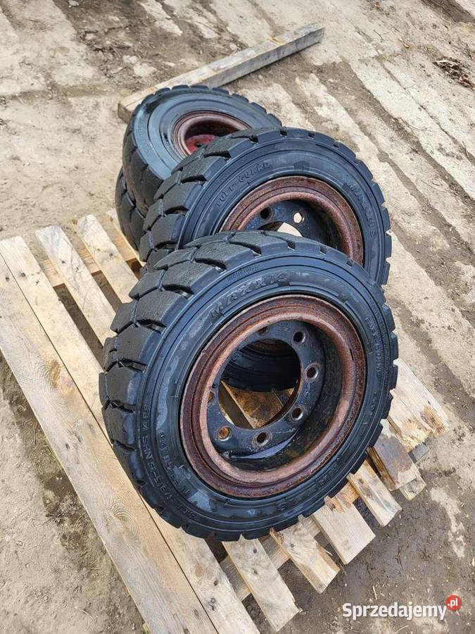 Komplet 4x kół do wózka widłowego Koła Wąbrzeźno