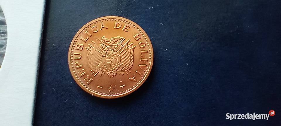 Stare monety 10 cent 1997 Boliwia Lesko