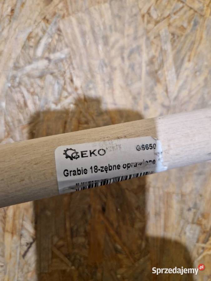 Grabie 18zębne oprawione geko G66508
