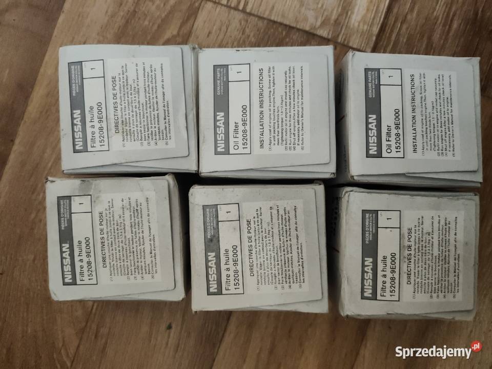 Nissan 152089E000 Filtr Oleju OEM Nowy Maxima Oleju Łódź