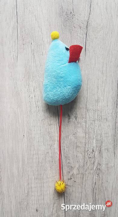 Pluszowa zabawka mysz kota niebieski Chrzanów