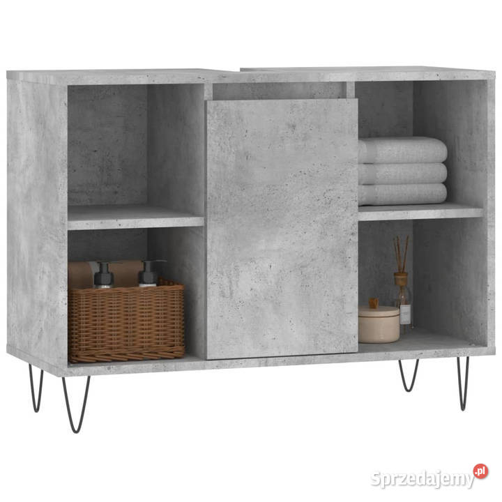 Szafka łazienkowa szarość betonu 80x33x60 Warszawa
