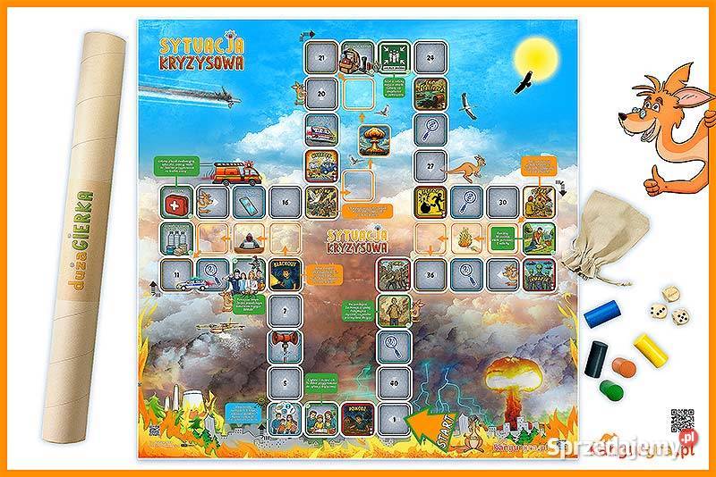 wielka gra planszowa SYTUACJA KRYZYSOWA dzieci Dla dzieci
