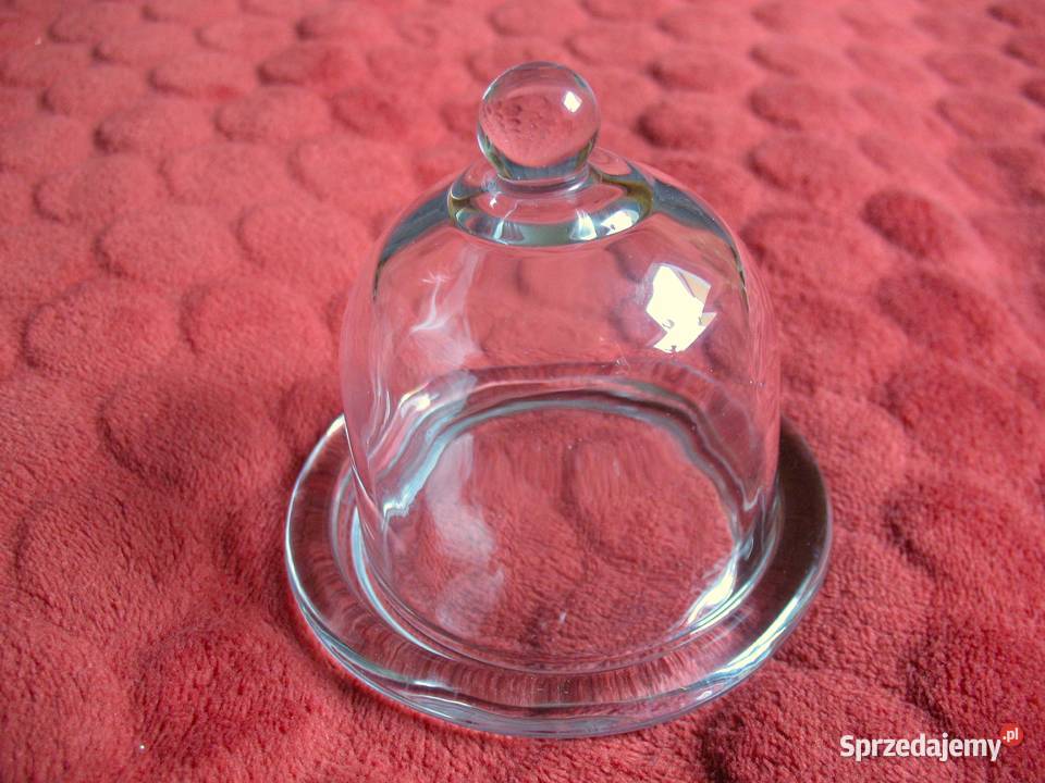 Klosz dzwonek z podstawką szklany 10 do cytryn przezroczysty sprzedam