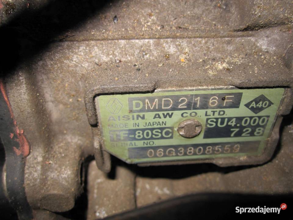 RENAULT ESPACE 30 DCI P9X701 177 187 TF80SC